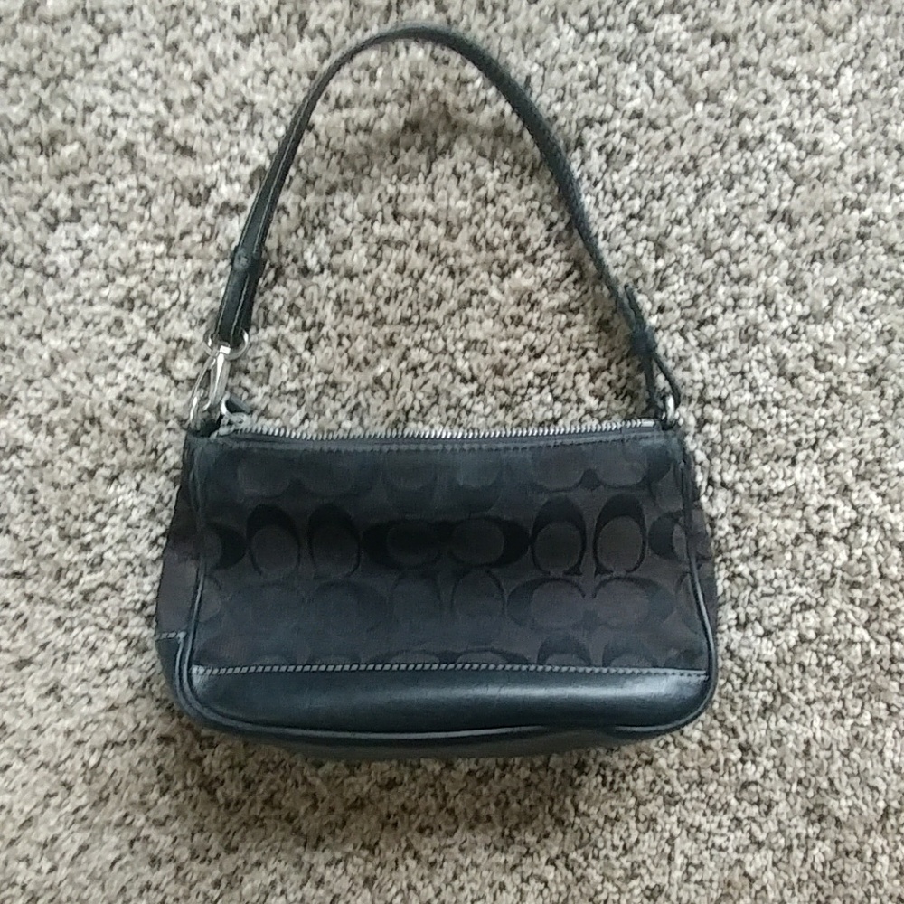 Black coach purse